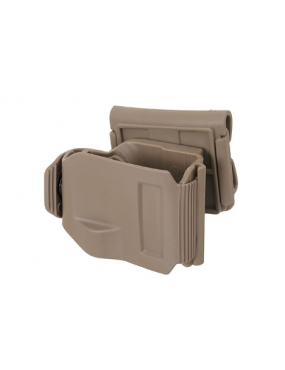 HOLSTER CLIPS TAN POUR GLOCK.