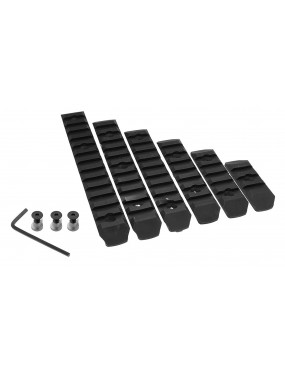 RAILS KEYMOD EN POLYMERE NOIR
